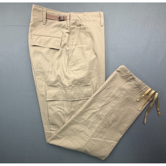 CAMO Distributors Other - BDU Combat Trousers Khaki Tan Cargo Pants 100% Cotton USA | Men's Medium Long